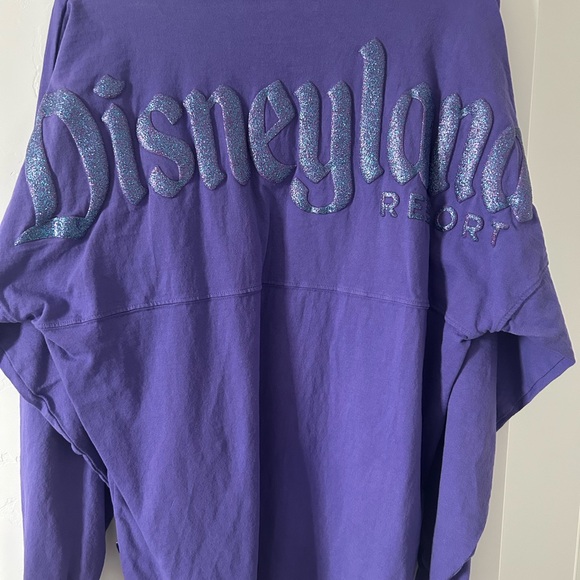 Disney Tops - Disney Purple Glitter Sweatshirt